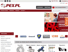Tablet Screenshot of pex.pl